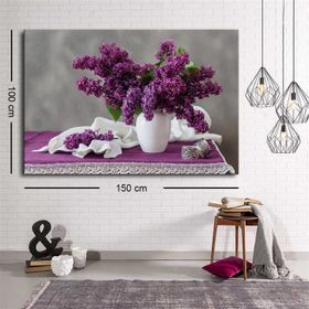 Tablolife Mor Menekşe 35 x 50 cm Kanvas Tablo