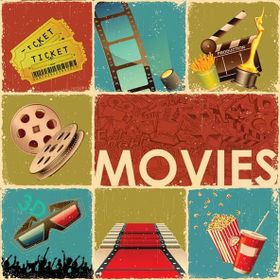 Tablolife Movies 35 x 50 cm Kanvas Tablo