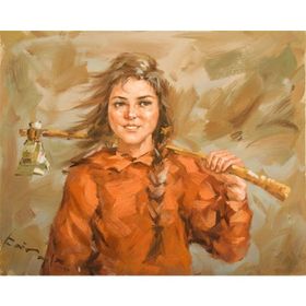 Tablolife Oduncu Kız 35 x 50 cm Kanvas Tablo