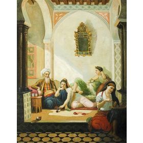 Tablolife Öğle Kahvesi 60 x 90 cm Kanvas Tablo