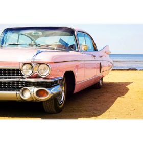 Tablolife Pink Cadillac 35x50 cm Kanvas Tablo