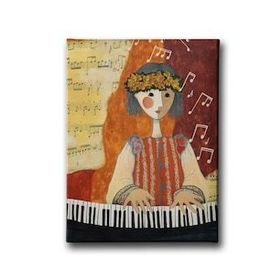 Tablolife PİYANO 35x50 cm KANVAS TABLO