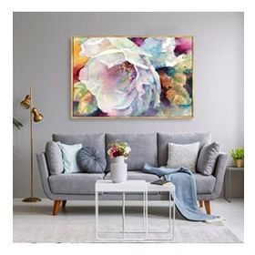 Tablolife Poppy Flower 60x90 cm Yağlı Boya Dokulu Tablo