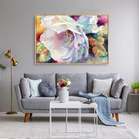 Tablolife Poppy Flower 60x90 cm Yağlı Boya Dokulu Tablo
