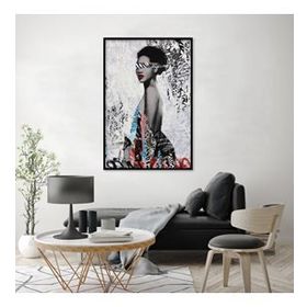 Tablolife Red Lips 60x90 cm Yağlı Boya Dokulu Tablo