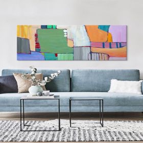 Tablolife Renk Cümbüşü 60x90 cm Yağlı Boya Dokulu Tablo