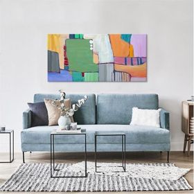 Tablolife Renk Cümbüşü 60x90 cm Yağlı Boya Dokulu Tablo