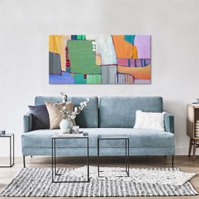 Tablolife Renk Cümbüşü 60x90 cm Yağlı Boya Dokulu Tablo