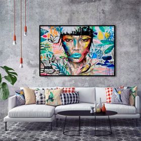 Tablolife Riot Of Colors 80x80 cm Yağlı Boya Dokulu Tablo