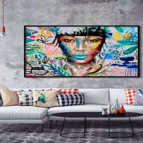 Tablolife Riot Of Colors 80x80 cm Yağlı Boya Dokulu Tablo