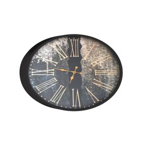 Tablolife Roma Rakamlı 80 cm Metal Çerçeveli Saat