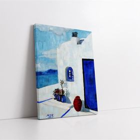 Tablolife Santorini 35x50 cm Kanvas Tablo