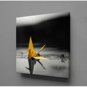 Tablolife Sarı Siyah 60x90 cm Kanvas Tablo