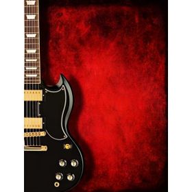 Tablolife Siyah Elektro Gitar 60x90 cm Kanvas Tablo