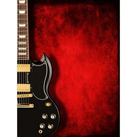 Tablolife Siyah Elektro Gitar 60x90 cm Kanvas Tablo