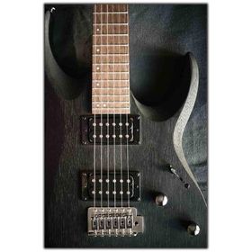 Tablolife Siyah Elektro Gitar 60x90 cm Kanvas Tablo