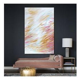 Tablolife Soft Renkler 60x90 cm Yağlı Boya Dokulu Tablo