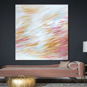 Tablolife Soft Renkler 60x90 cm Yağlı Boya Dokulu Tablo