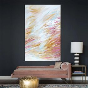 Tablolife Soft Renkler 60x90 cm Yağlı Boya Dokulu Tablo