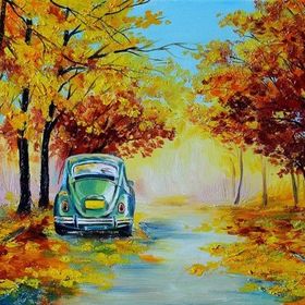 Tablolife Sonbahar ve Vosvos 35x50 cm Kanvas Tablo