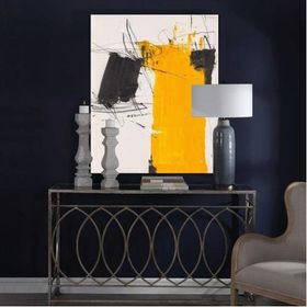 Tablolife Soyut Altuni 60x90 cm Yağlı Boya Dokulu Tablo
