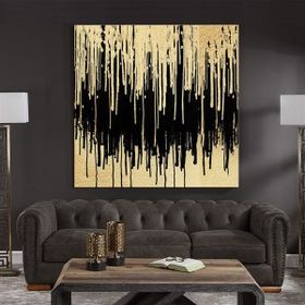 Tablolife Soyut Dışavurum 80x80 cm Yağlı Boya Dokulu Tablo