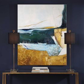 Tablolife Soyut Katmanlar 60x90 cm Yağlı Boya Dokulu Tablo