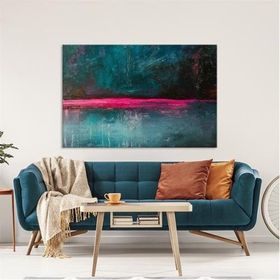Tablolife Soyut Ufuk Çizgisi 60x90 cm Yağlı Boya Dokulu Tablo