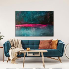 Tablolife Soyut Ufuk Çizgisi 60x90 cm Yağlı Boya Dokulu Tablo