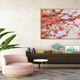 Tablolife Spring Leaves 80 x 80 cm Yağlı Boya Dokulu Tablo