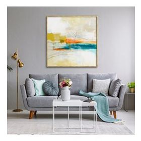 Tablolife Susuz Yaz 80 x 80 cm Yağlı Boya Dokulu Tablo