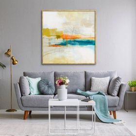 Tablolife Susuz Yaz 80 x 80 cm Yağlı Boya Dokulu Tablo