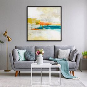 Tablolife Susuz Yaz 80 x 80 cm Yağlı Boya Dokulu Tablo