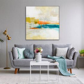 Tablolife Susuz Yaz 80 x 80 cm Yağlı Boya Dokulu Tablo