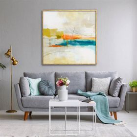 Tablolife Susuz Yaz 80 x 80 cm Yağlı Boya Dokulu Tablo