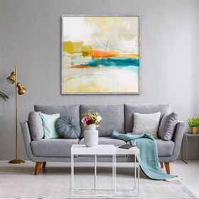 Tablolife Susuz Yaz 80 x 80 cm Yağlı Boya Dokulu Tablo