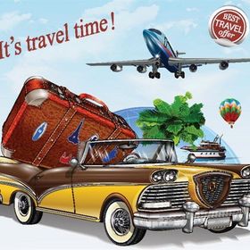 Tablolife Tatil Zamanı! 35 x 50 cm Kanvas Tablo