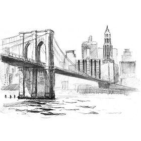 Tablolife Tower Bridge 60 x 90 cm Kanvas Tablo