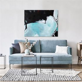Tablolife Toz Mavi 60 x 90 cm Yağlı Boya Dokulu Tablo