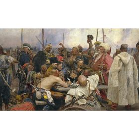 Tablolife Türk Sultanına Mektup Yazan Zaporojya Kazakları 35 x 50 cm Kanvas Tablo