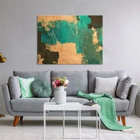Tablolife Turkuaz Günler 60 x 90 cm Yağlı Boya Dokulu Tablo