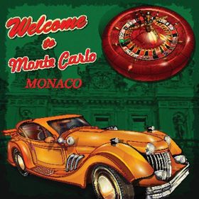 Tablolife Welcome To Monte Carlo 35 x 50 cm Kanvas Tablo