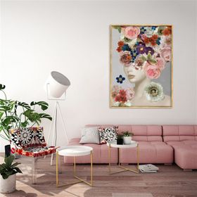 Tablolife Women İn Flowers 60 x 90 cm Yağlı Boya Dokulu Tablo