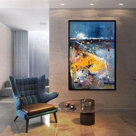 Tablolife Yağmurdan Sonra 60 x 90 cm Yağlı Boya Dokulu Tablo