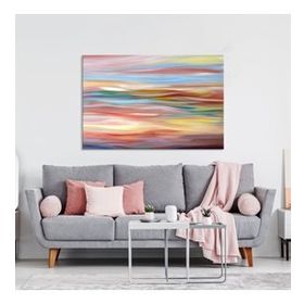 Tablolife Yatay Renkler 60 x 90 cm Yağlı Boya Dokulu Tablo