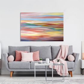 Tablolife Yatay Renkler 60 x 90 cm Yağlı Boya Dokulu Tablo