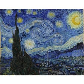 Tablolife Yıldızlı Gece 35 x 50 cm Kanvas Tablo