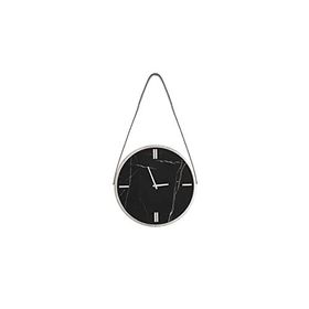 Tablolife Yuvarlak 45 cm Mermer Efektli Saat