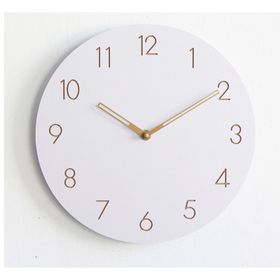 Tablolife Yuvarlak Ahşap Duvar Saati