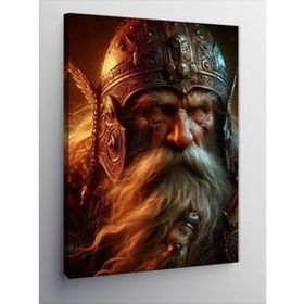 Tablolife Zırhlı Şövalye 35x50 cm Kanvas Tablo